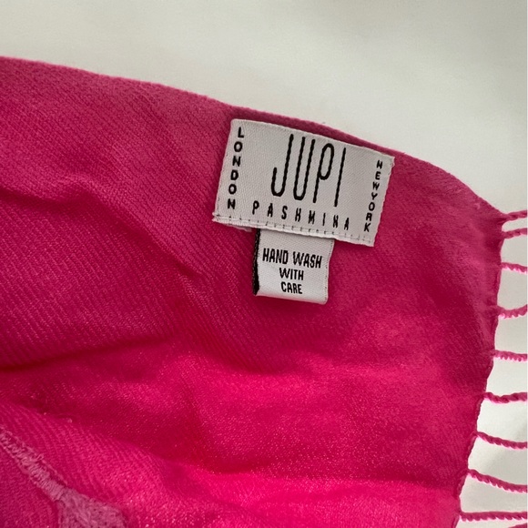 JUPI Pashmina Pink Scarf Size 70cm x 200cm - Picture 5 of 6